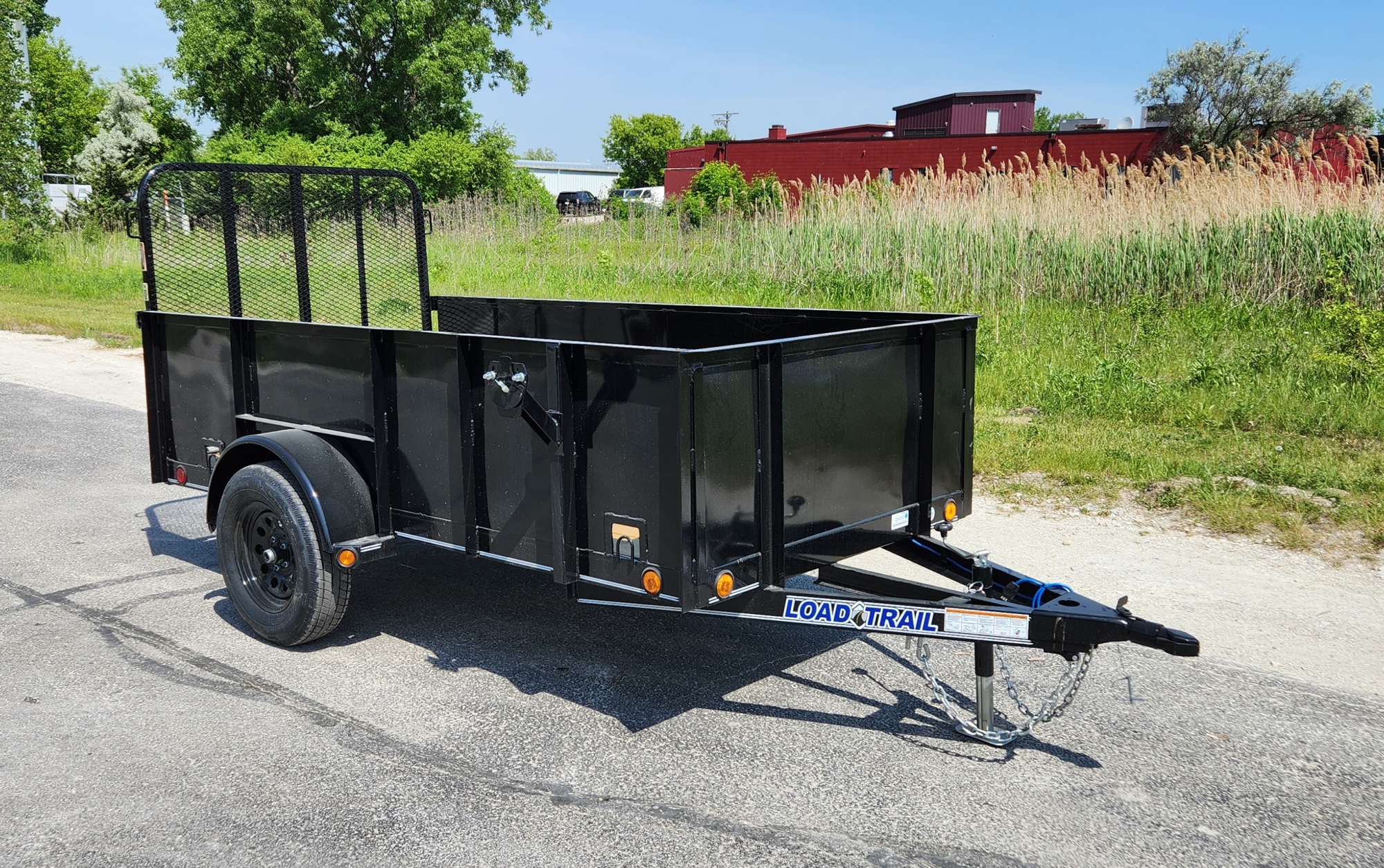 Load Trail 5 x 10 Single Axle Landscape Trailer with 24" Solid Metal Sides